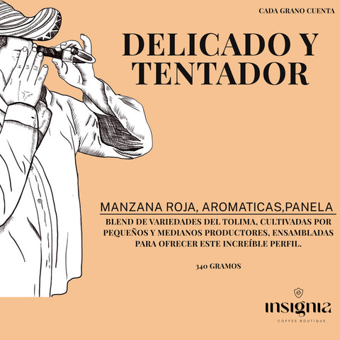 UN CAFÉ DELICADO Y TENTADOR